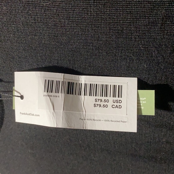 Frank and Oak black sweater - Picture 3 of 3